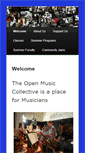 Mobile Screenshot of openmusiccollective.org